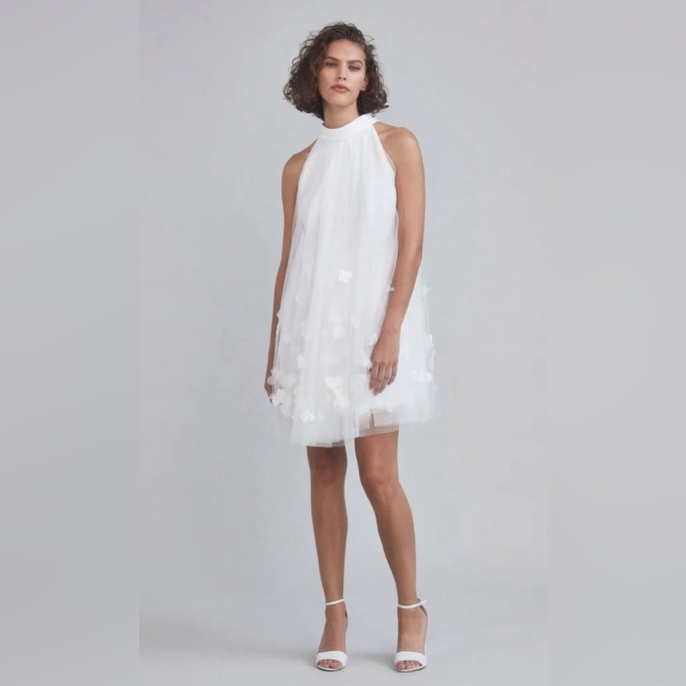 Amsale little white dress